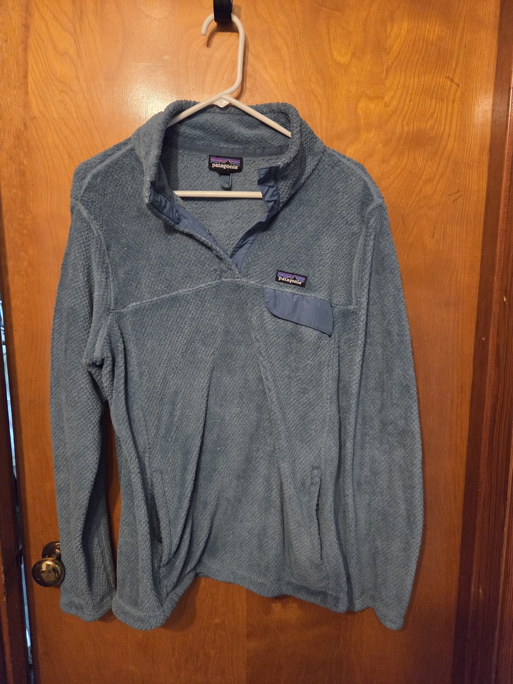 Patagonia Women's Teal Quarter-Zip Fleece Pullover